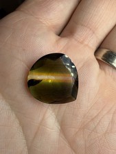 14.25ct Natural Tiger Eye Quartz Faceted Pear...