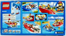 LEGO (60005) City: Fire Boat - New Sealed Retired - Rescue Racing Town Fireman
