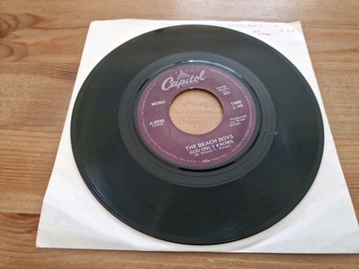 The Beach Boys-God Only Knows/Medley-7'' Vinyl 45 On Capitol-VG+