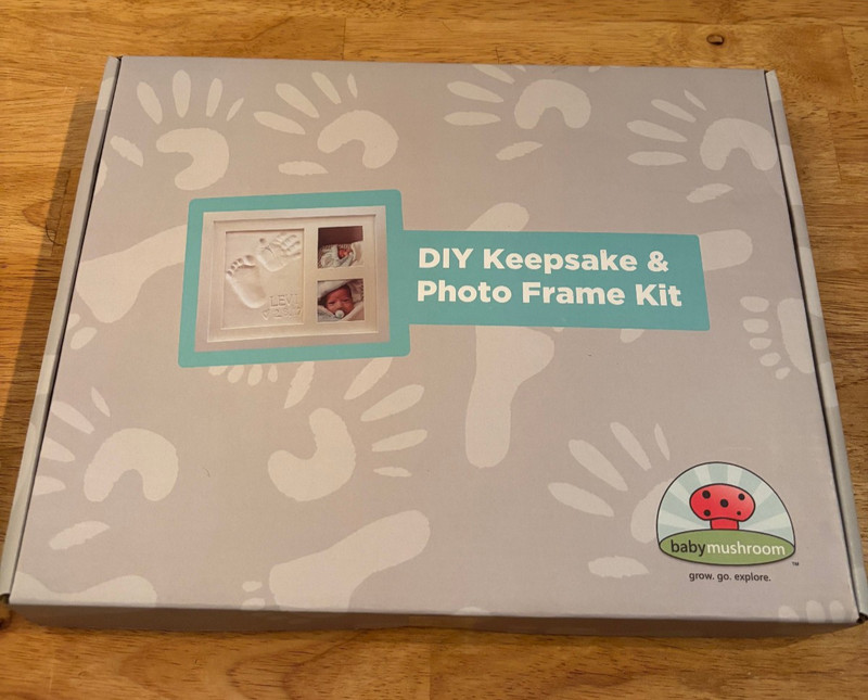 First Year Baby Picture Frame Calendar And DIY Keepsake Photo Frame Kit NEW