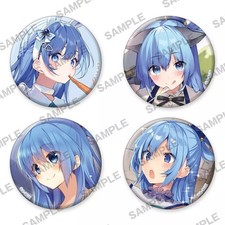 KonoSuba Aqua Birthday Festival 2025 Can Badge Set 4pcs 2.1in Used