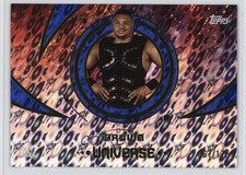 2025 Topps Universe WWE Legends Blue Pulse 67/175 D'Lo Brown #190 1cx4
