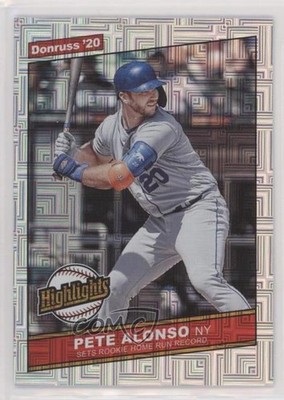 2020 Panini Donruss Highlights Vector Pete Alonso #H-4 uk2
