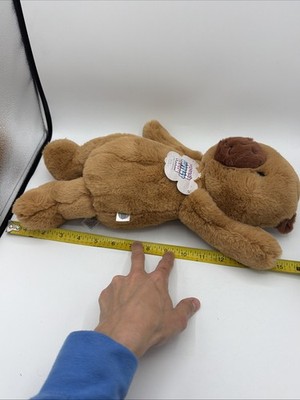 World's Softest Plush Cheeks Capybara Brown 16” New Free Ship