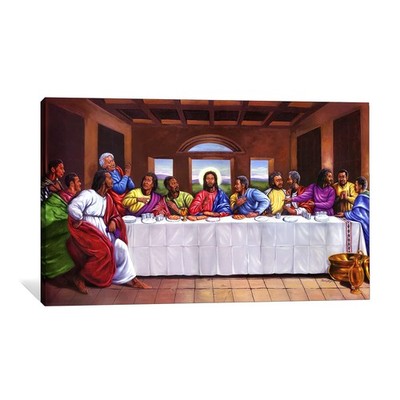 Christian Wall Art Last Supper Wall Decor - The Last Supper Painting Canvas P...