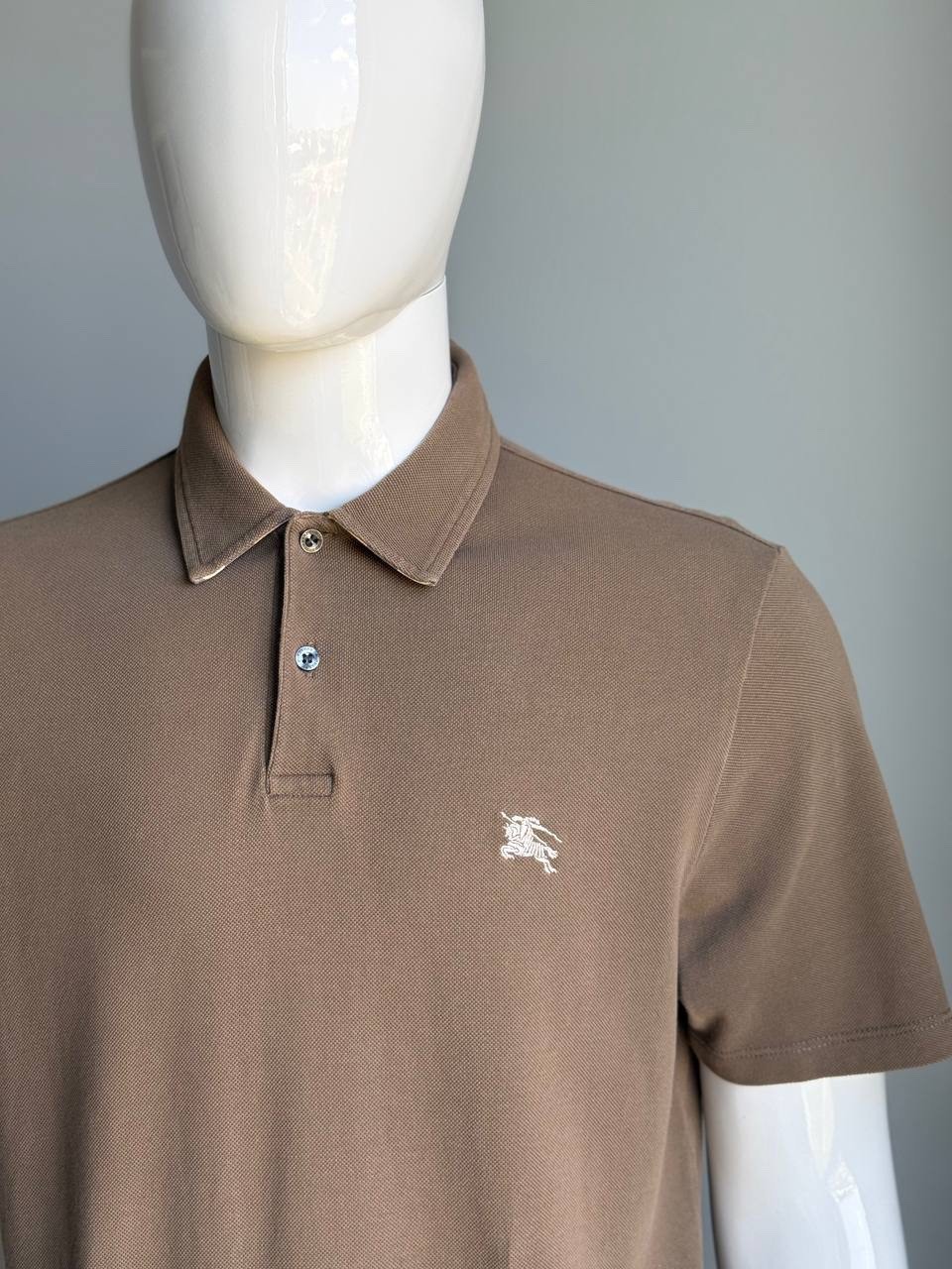 Burberry Brit Men's XL Brown Polo Shirt RRP $400