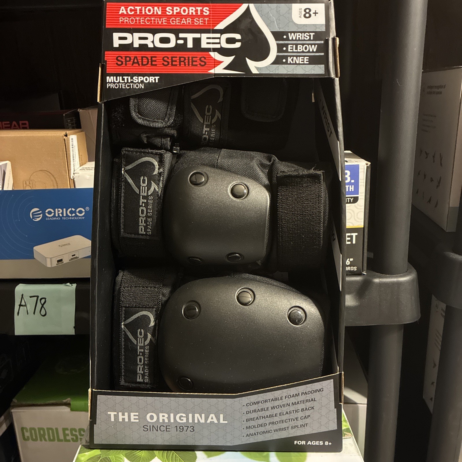 PRO-TEC Protective Gear Set Wrist Elbow Knee Pads Biking Ska