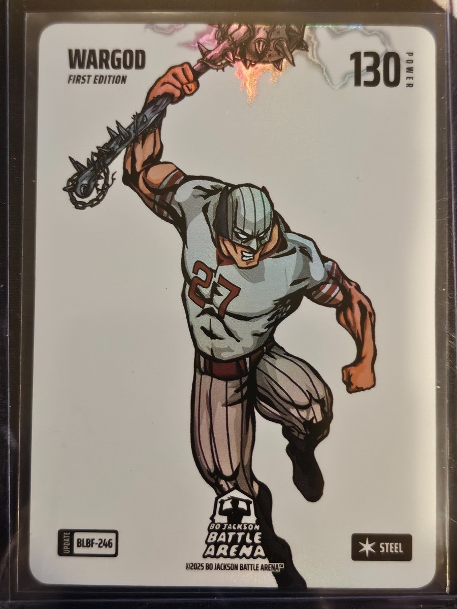 Bo Jackson Battle Arena Alpha Update #BLBF-246 Wargod Mike Trout Blizzard Steel