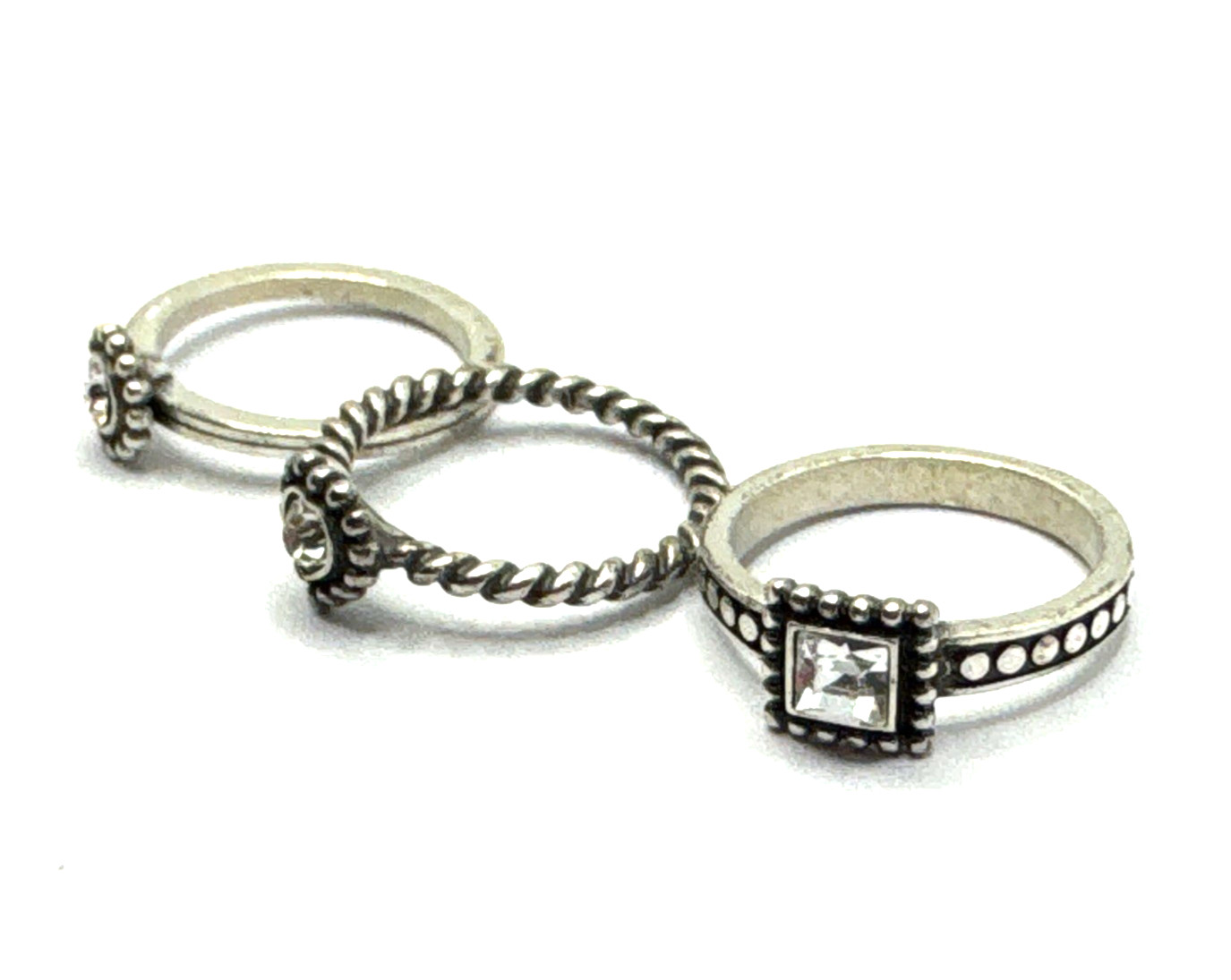 Brighton Monte Carlo Twinkle Stackable Thin Silve… - image 6