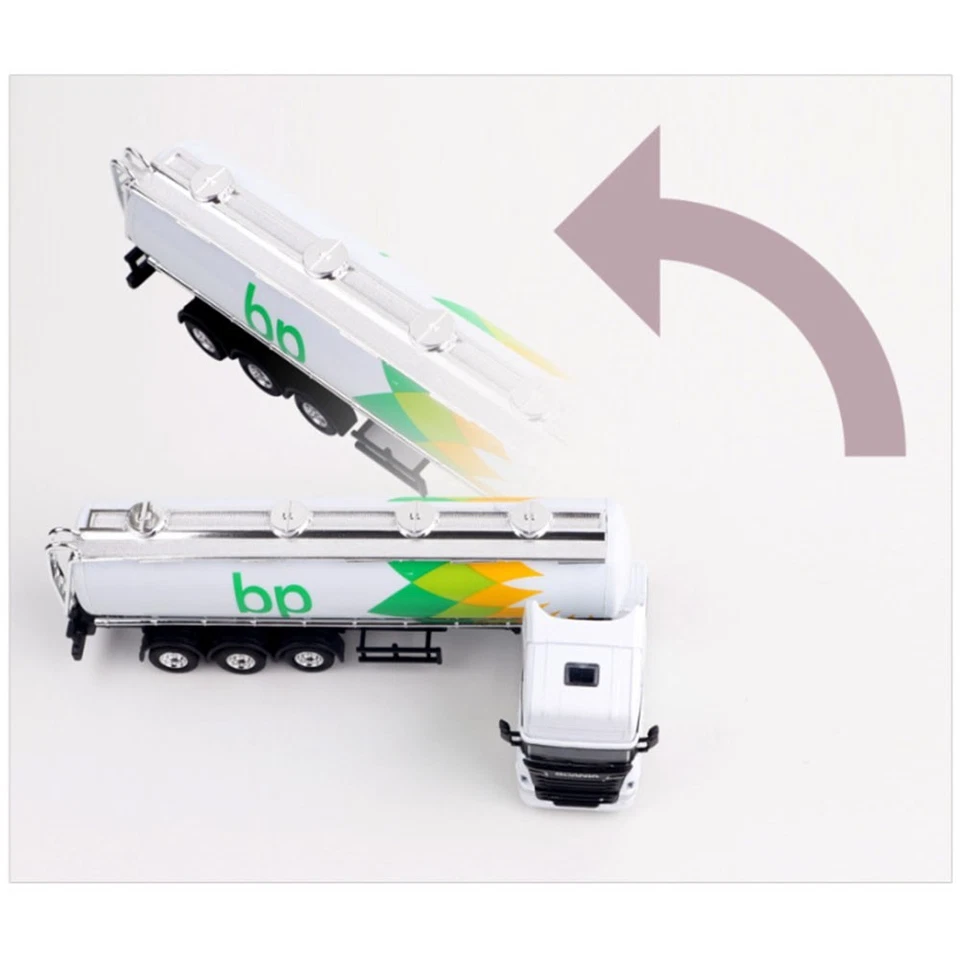 WELLY Scania Oil Tanker Truck 1:32 Diecast Model Toy Vehicle with Display Box - Image 2 of 4