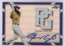 2021 Leaf Perfect Game National Showcase Metal 3/10 Tommy Specht Auto 3hd