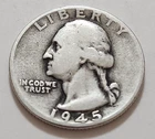 1945 Washington Quarter 90% Silver            (X7)