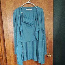 Soft Waffle 3 Piece Lounge Set - Robe, Cami,  Shorts