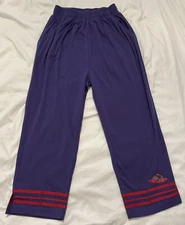 Vintage Red Hat Society Purple Women’s Sz S Lounge Pants Embroidered Logo