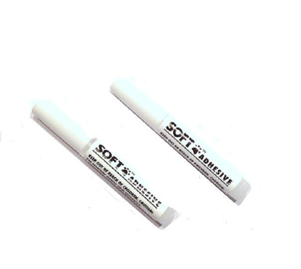 2 Soft Claws Paws Glue Tubes Adhesive for Cat Dog Nail Caps, Non Toxic
