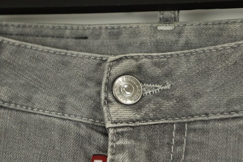 Pantalones de mezclilla DSQUARED 2 gris lavado desgastados ajustados talla 38 - Imagen 9 de 19