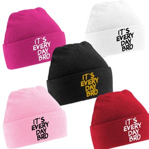 Embroider Beanie It's Everyday Bro Kids 1Youtube Music ...