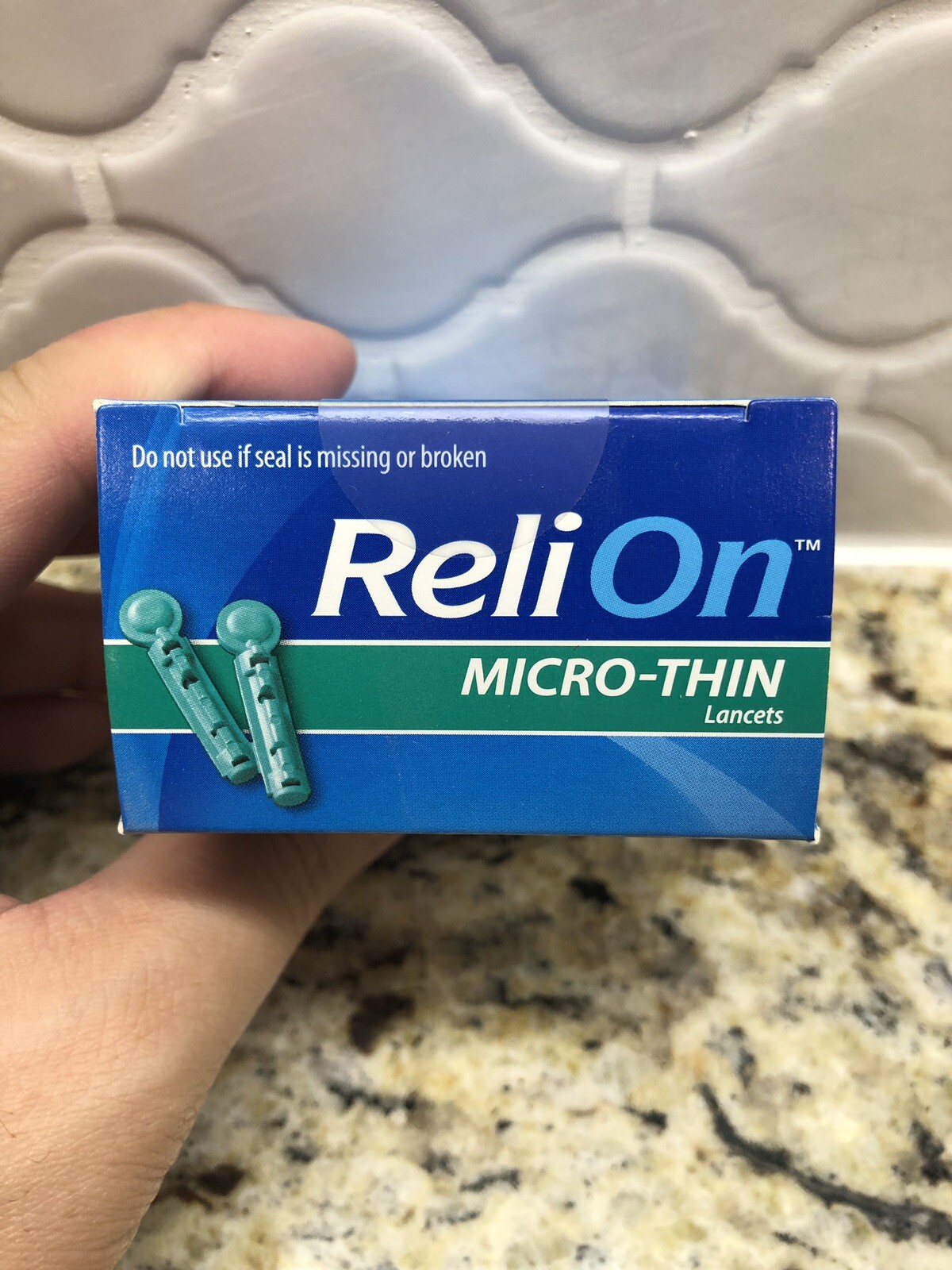 ReliOn MicroThin Lancets 100 ct 33 Gauge for Micro Sampling Exp 08