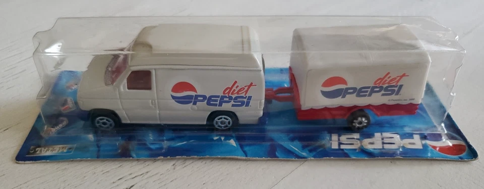Set of 7 Majorette Metal Pepsi Car Van Ford Model A 57 Pickup Truck Vehicles - Image 3 of 4