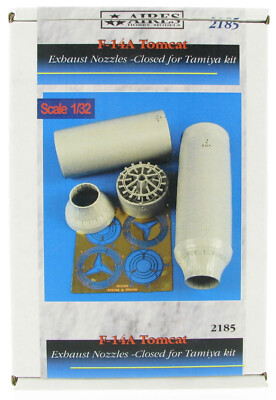 AIRES 2185 - F-14A Tomcat Exhaust Nozzles Closed for Tamiya Kit - 1:32 Resin