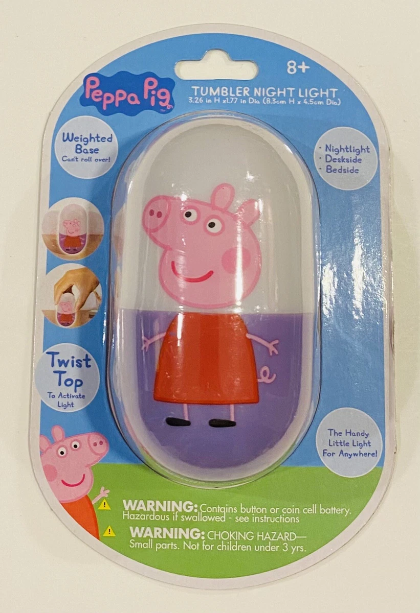 TOYBARN : Peppa Pig Themed Drink Tumbler with Lid and Straw - 16 oz