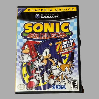 Sonic Mega Collection Nintendo Game Cube Players Choice