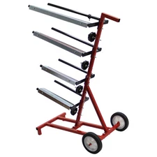 TECHTONGDA Thick Blades Mobile Masking Machine 4 Frames for Paper Rolls & Tape