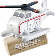 Fisher-Price Thomas Friends Wooden Railway Harold Helicopter Plane