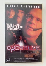 The Operative [VHS] Universal Video Big Box Ex-Rental Tape Brian Bosworth Action