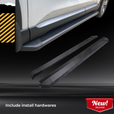 Black Running Board fits for Nissan Rogue X-Trail 2022-2025 Aluminum Side Steps