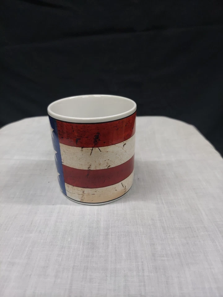 1 tazas de café coloniales Warren Kimble tazas Sakura bandera americana de Nueva York ❤️ ❤️ Foto 2 de 4