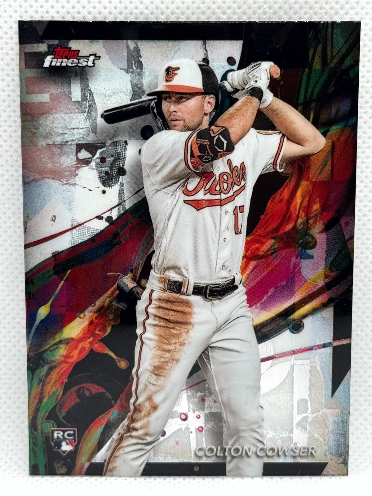 2024 TOPPS FINEST COLTON COWSER RC #79 BALTIMORE ORIOLES