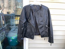 Royalty For Me Women's Jacket Faux Leather Size M