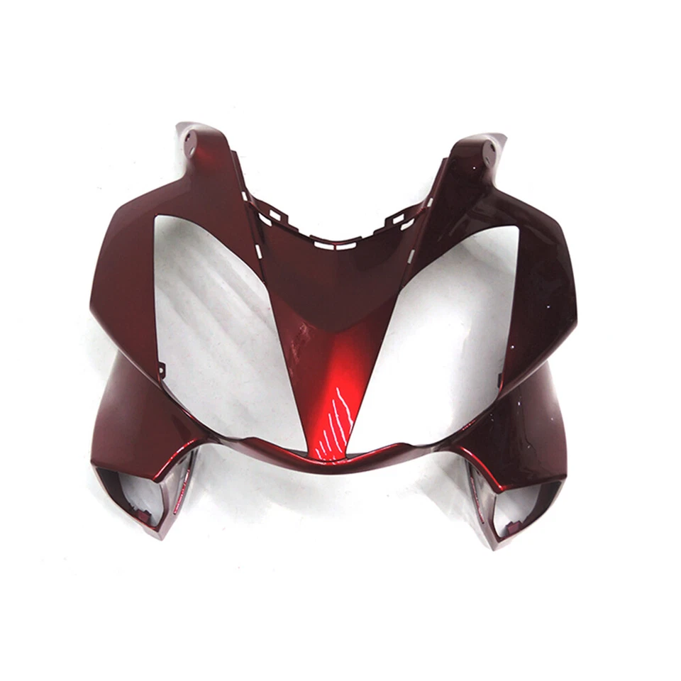 Kit de carenados ABS rojos carrocería plástico para 2002-2012 VFR800 Interceptor 800 Honda Foto 3 de 4