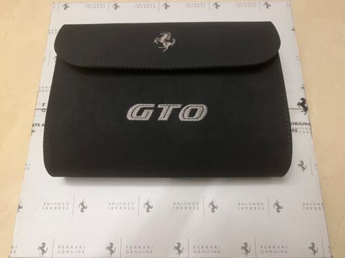 Ferrari 599 GTO Schedoni alcantara owners manual pouch new & boxed - Picture 2 of 9