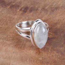 Moonstone Ring Solid 925 Sterling Silver Ring Band Ring Handmade Ring All Sizes