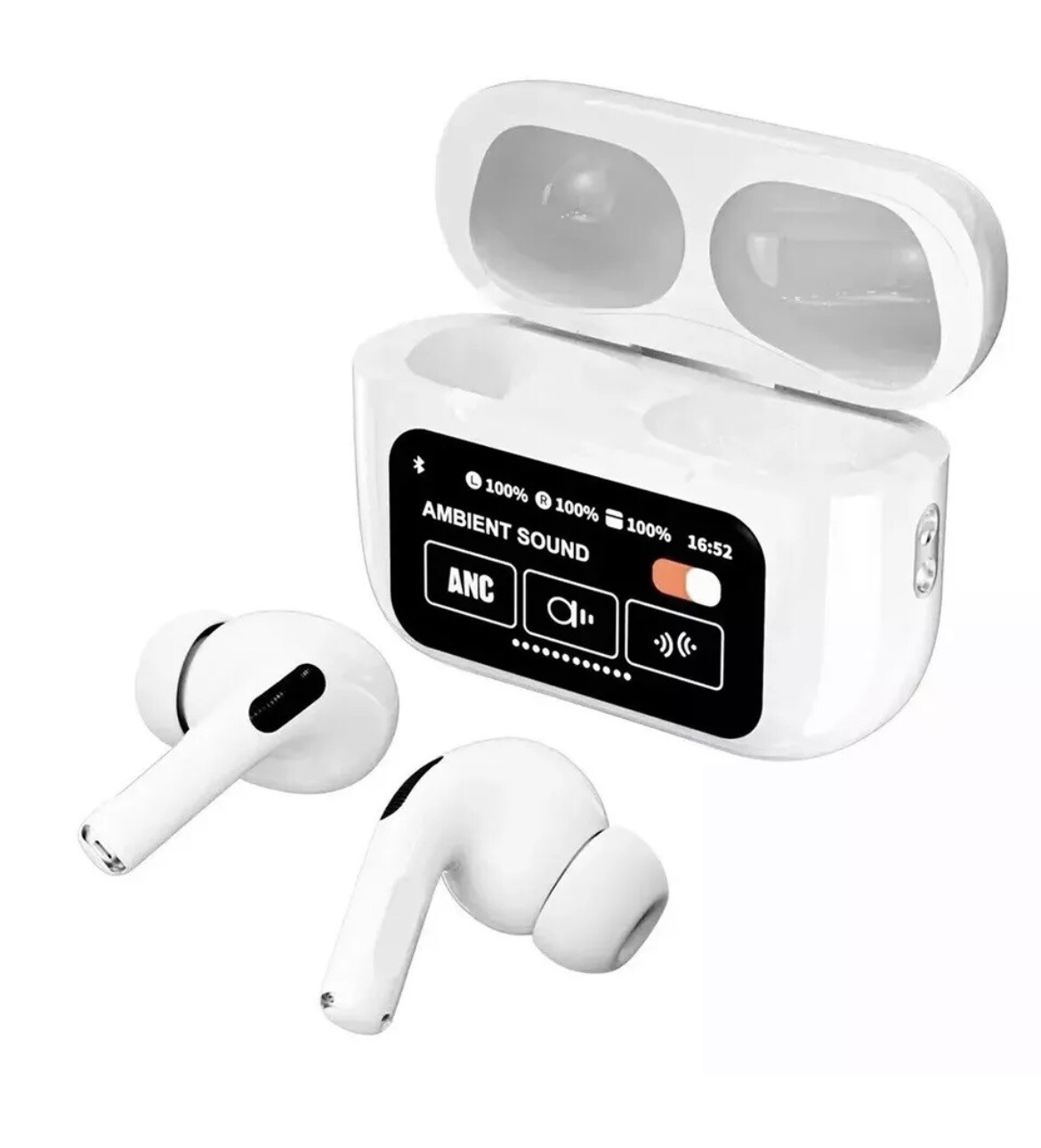Earbuds Headphones Wireless Earphones Bluetooth 5.4 Touch Screen ENC ANC A9 PRO-image
