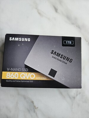 Samsung MZ-76Q1T0BW 860 QVO TB in SATA III SSD for sale