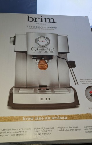 brim 15 Bar Espresso Machine 