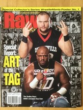 WWE RAW MAGAZINE - SEPTEMBER 2003 - THE DUDLEY BOYZ - KURT ANGLE - POSTER INSIDE