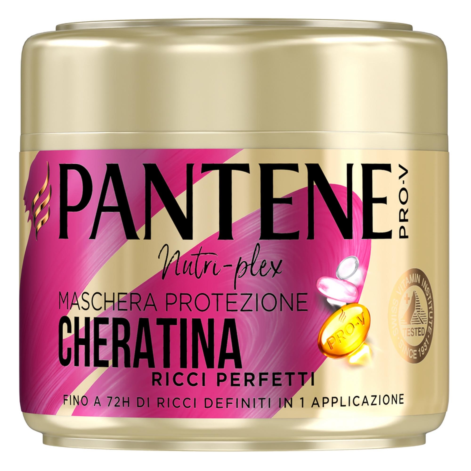 PANTENE PRO-V MASCHERA CHERATINA RICCI PERFETTI 300ML CURA CAPELLI ELASTICITÀ