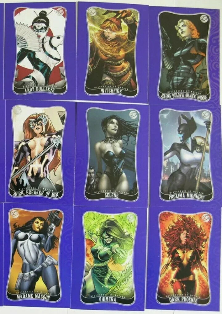 2014 Marvel Dangerous Divas Series 2 Trading Cards