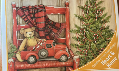 LANG 500-Piece Jigsaw Puzzle - Christmas Teddy Bear Holiday Theme, Finished Size 24x18 Inches