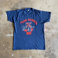 80s VINTAGE UNIVERSITY OF PENNSYLVANIA T-SHIRT SZ S PAPER THIN PENN UPENN SHIRT