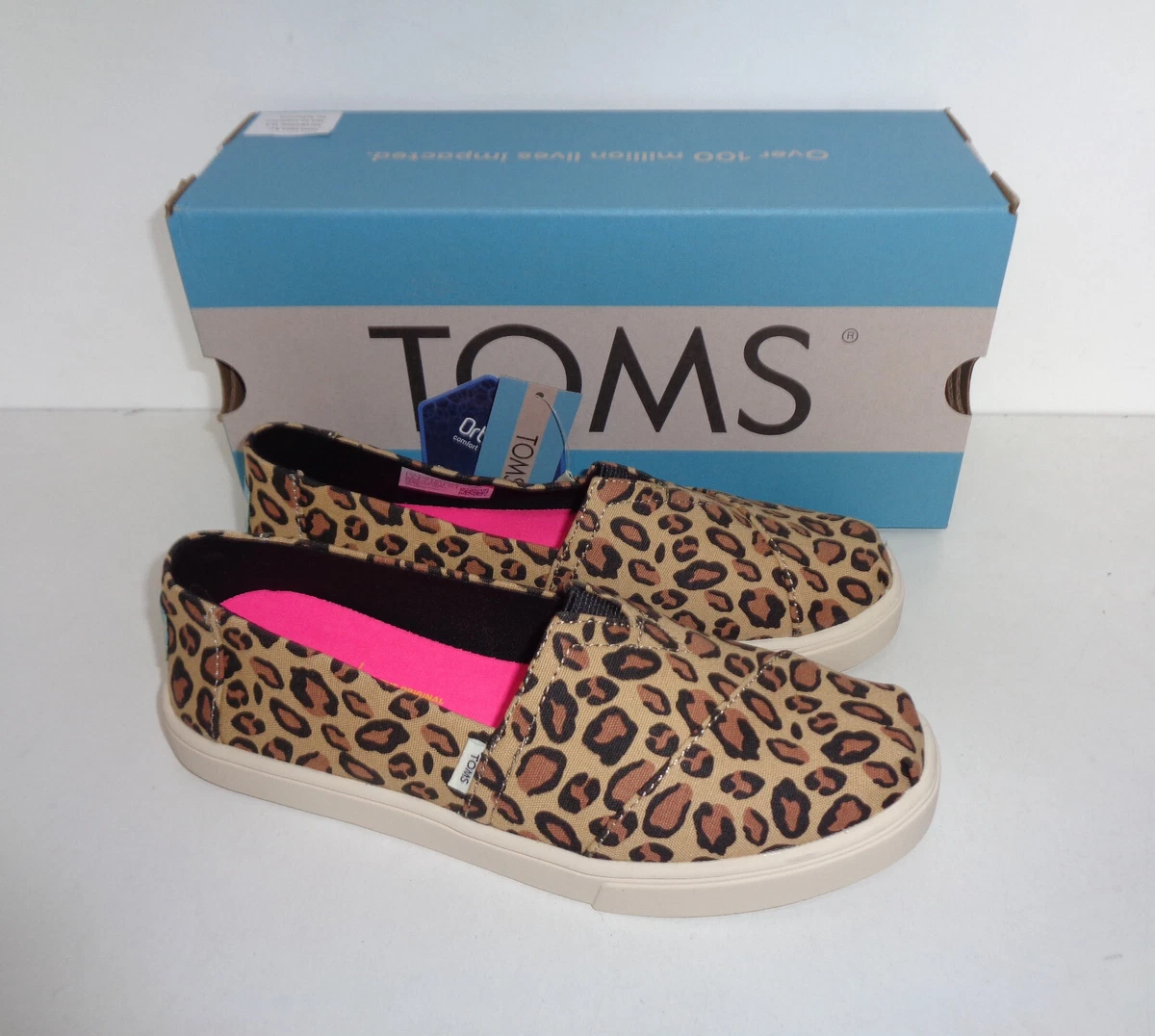 TOMS Ladies New Slip On Womens Comfort Summer Trainers RRP 50 Shoes UK Size 3