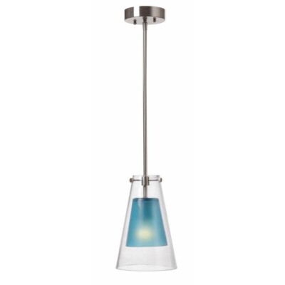 Wolf 1-Light Steel Mini Pendant by Kenroy Home