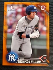 2016 Bowman Orange Dom Thompson-Williams /25