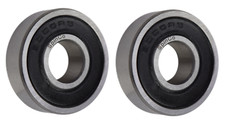  2 Each 6000-2RS, 6000LLU, 6000DDU Sealed Radial Ball Bearing 10X26X8 SpinCo