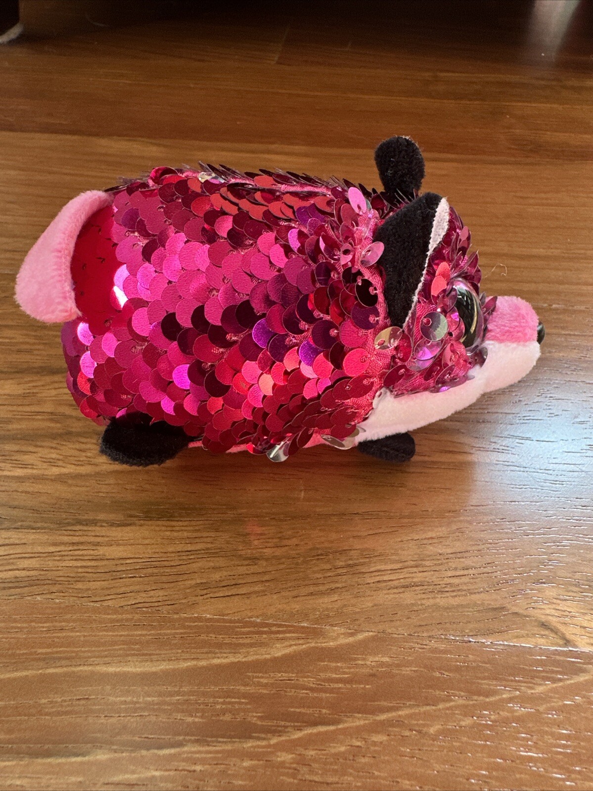 Jewel The Fox TY Teeny Tys 4" FLIPPABLES SEQUINS EUC Retired