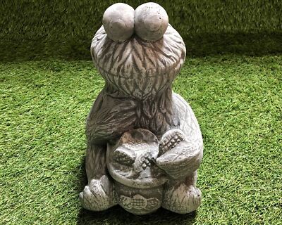 Beton Keks Monster Garten Skulptur Rasen Outdoor Ornament Frostgeschützt